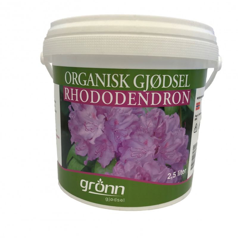 Rhododendrongjødsel - organisk - 2,5 liter