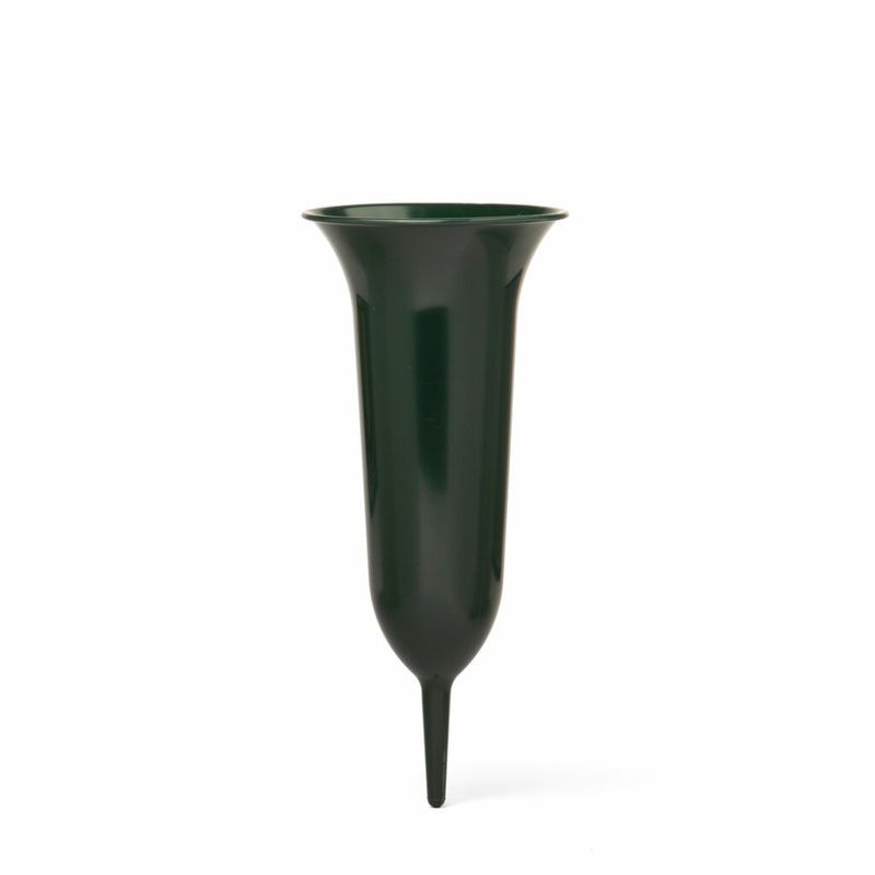 Gravvase grønn 26cm